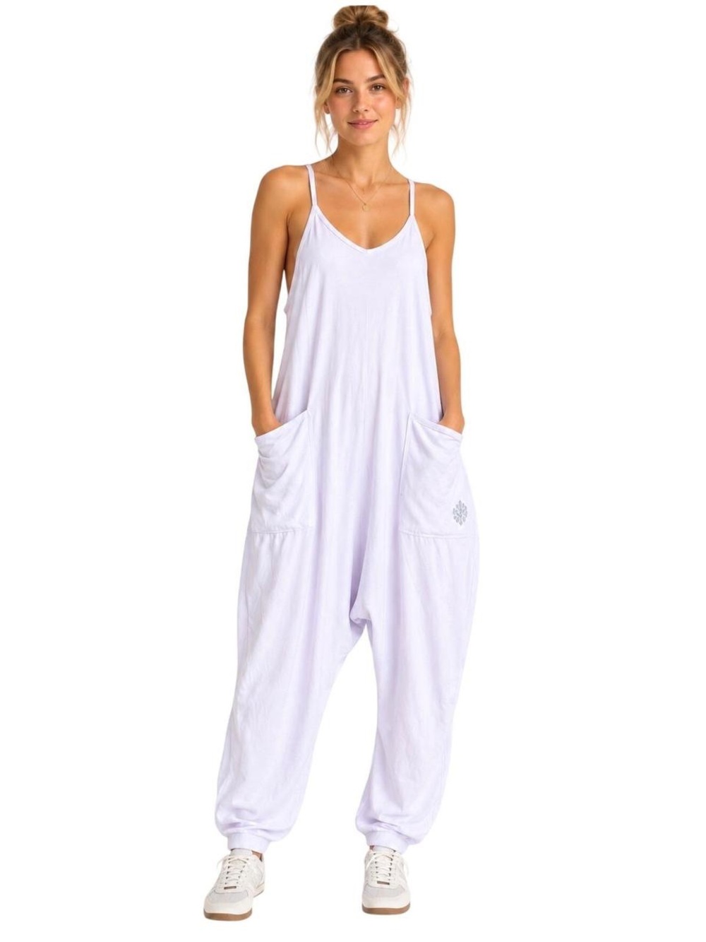 FP Movement by Free People Movement Hot Shot Onesie Lilac -XS